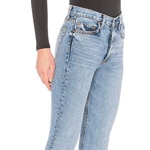 GRLFRND Addison High-Rise Split Boot, Size 27-26